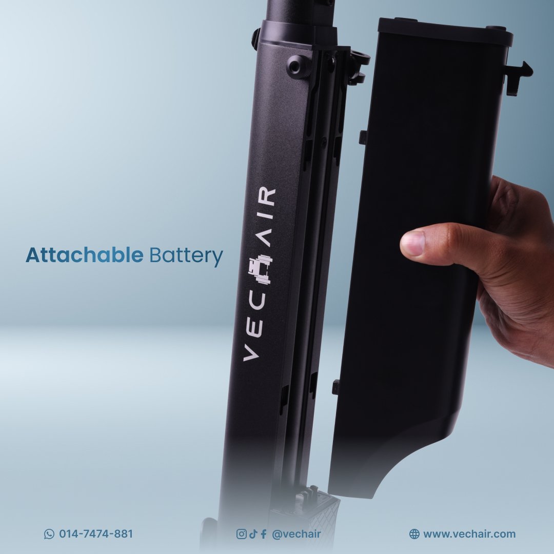 SQUARE (VC-SO2) Electric Scooter X6 Backpack Vechair LIGHT BLUE BG_8