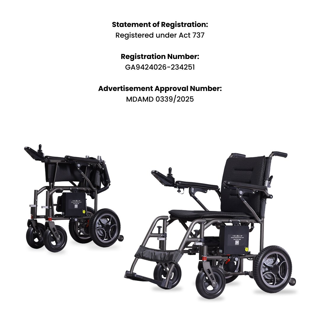 Electric Wheelchair Lightweight 17KG Vechair® - Image 10