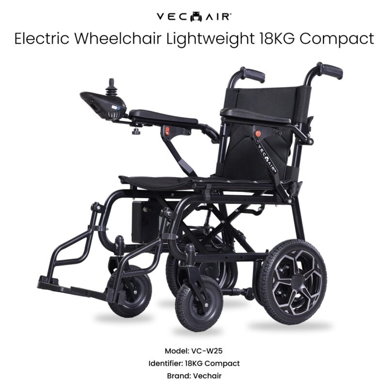 Electric Wheelchair Lightweight 18KG Compact Vechair®