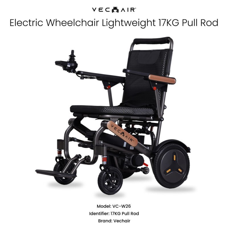Electric Wheelchair Lightweight 17KG Pull Rod Vechair®