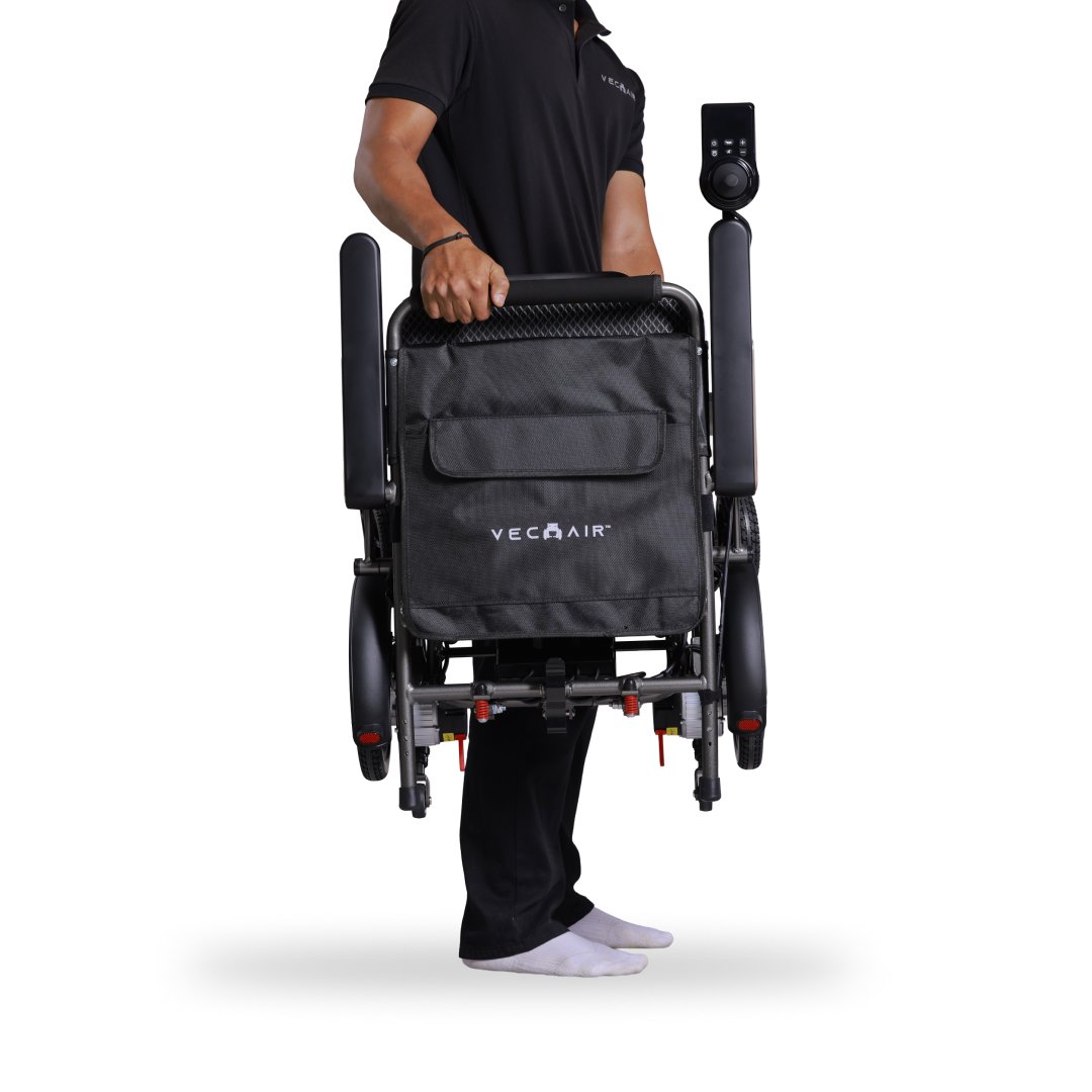 Electric Wheelchair Lightweight 17KG Pull Rod Vechair® - Image 9