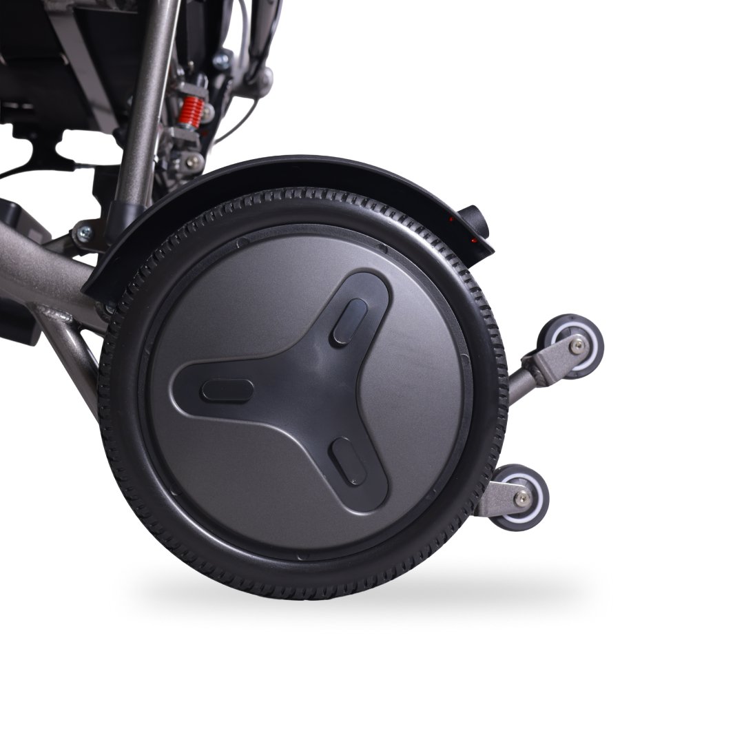 Electric Wheelchair Lightweight 19KG Recline Pull Rod Vechair® - Image 7