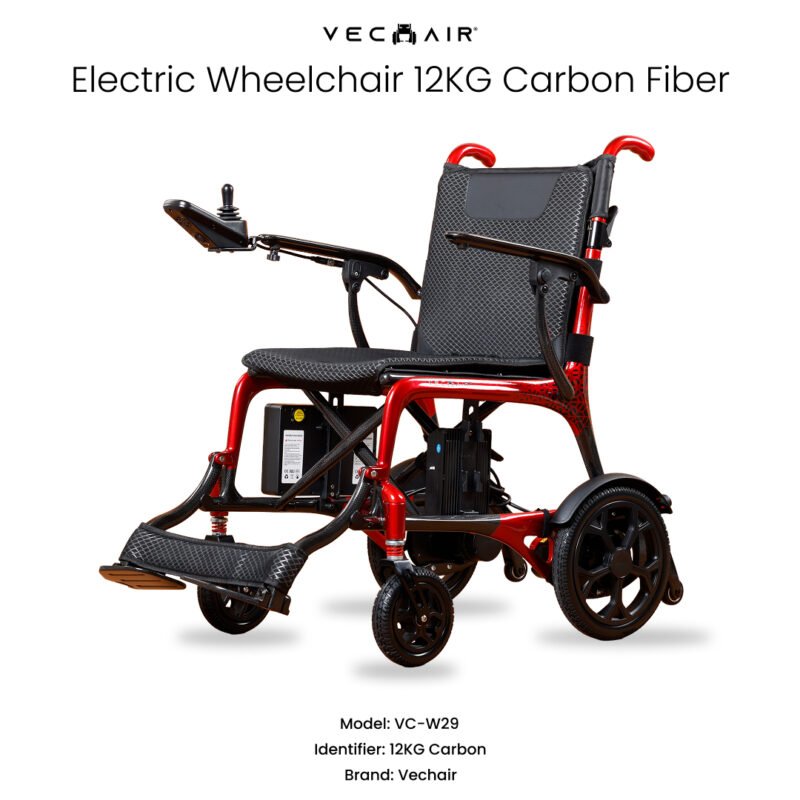 Electric Wheelchair 12KG Carbon Fiber Vechair®