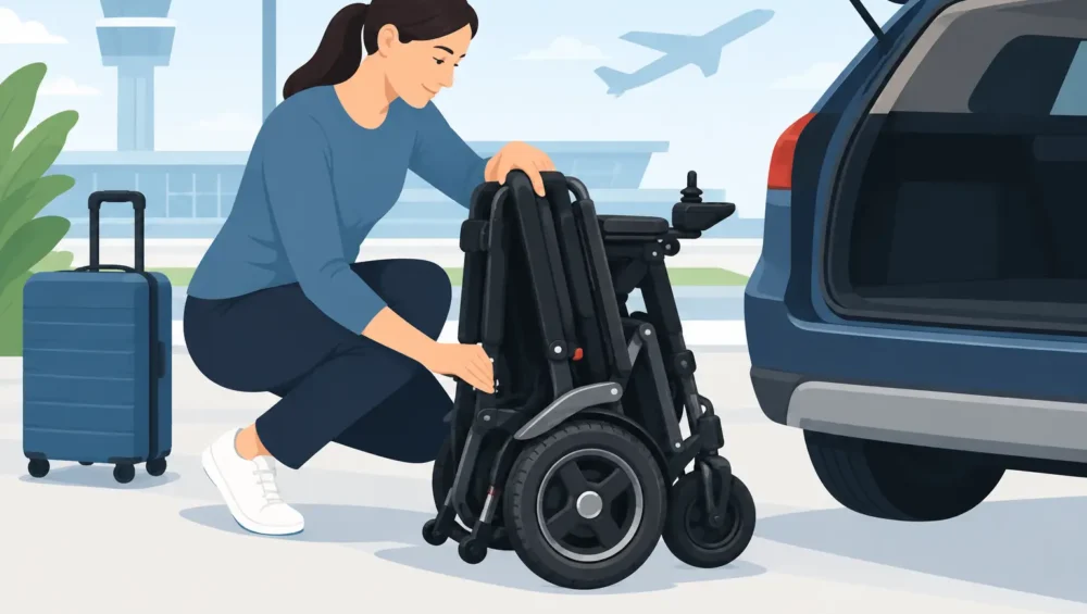 How to Fold Power Chairs Safely for Travel